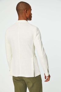 Tom jersey jacket in ivory white