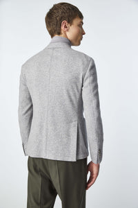 Double-breasted tom jacket in gray light grey