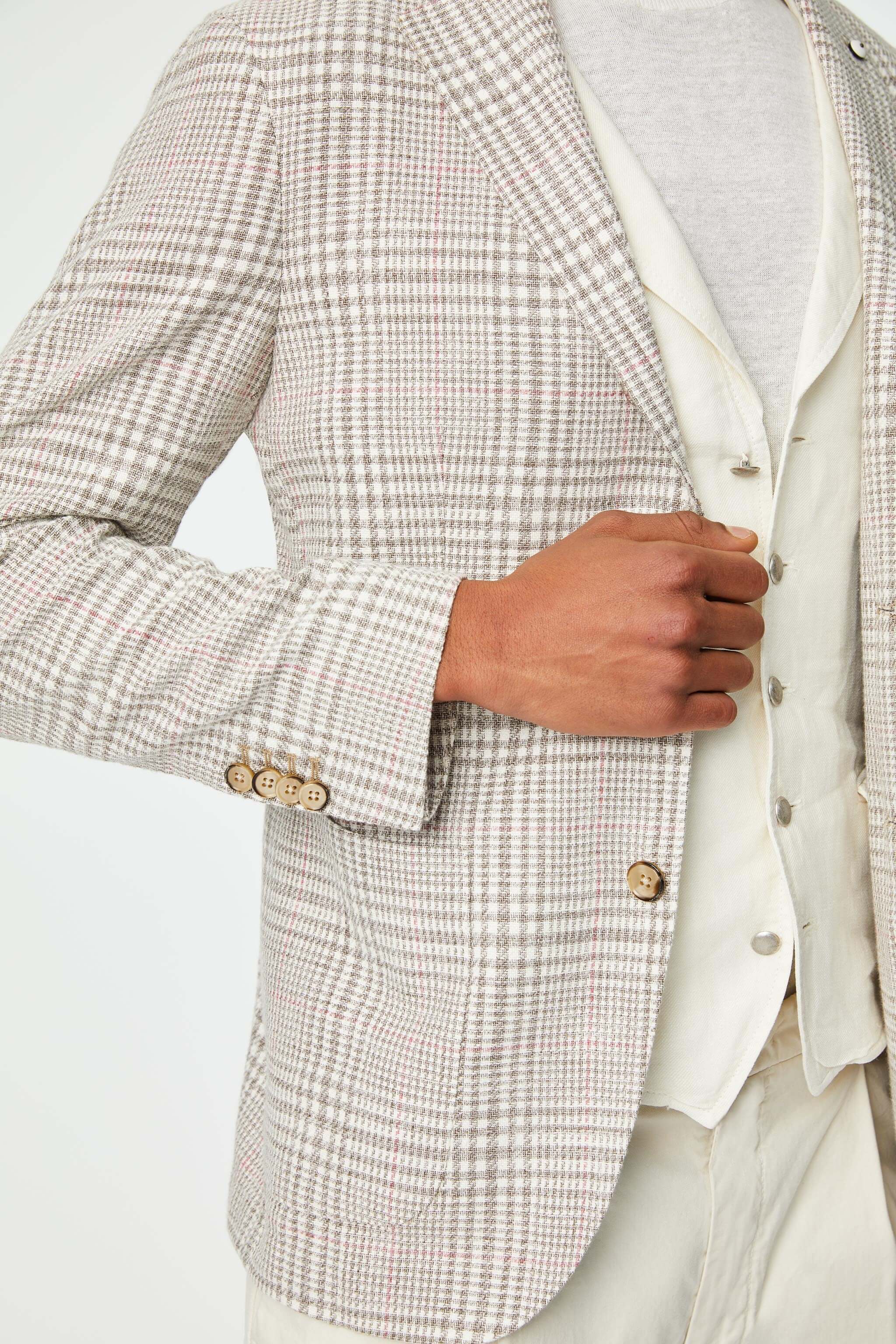 Garment washed JACK jacket in gray
