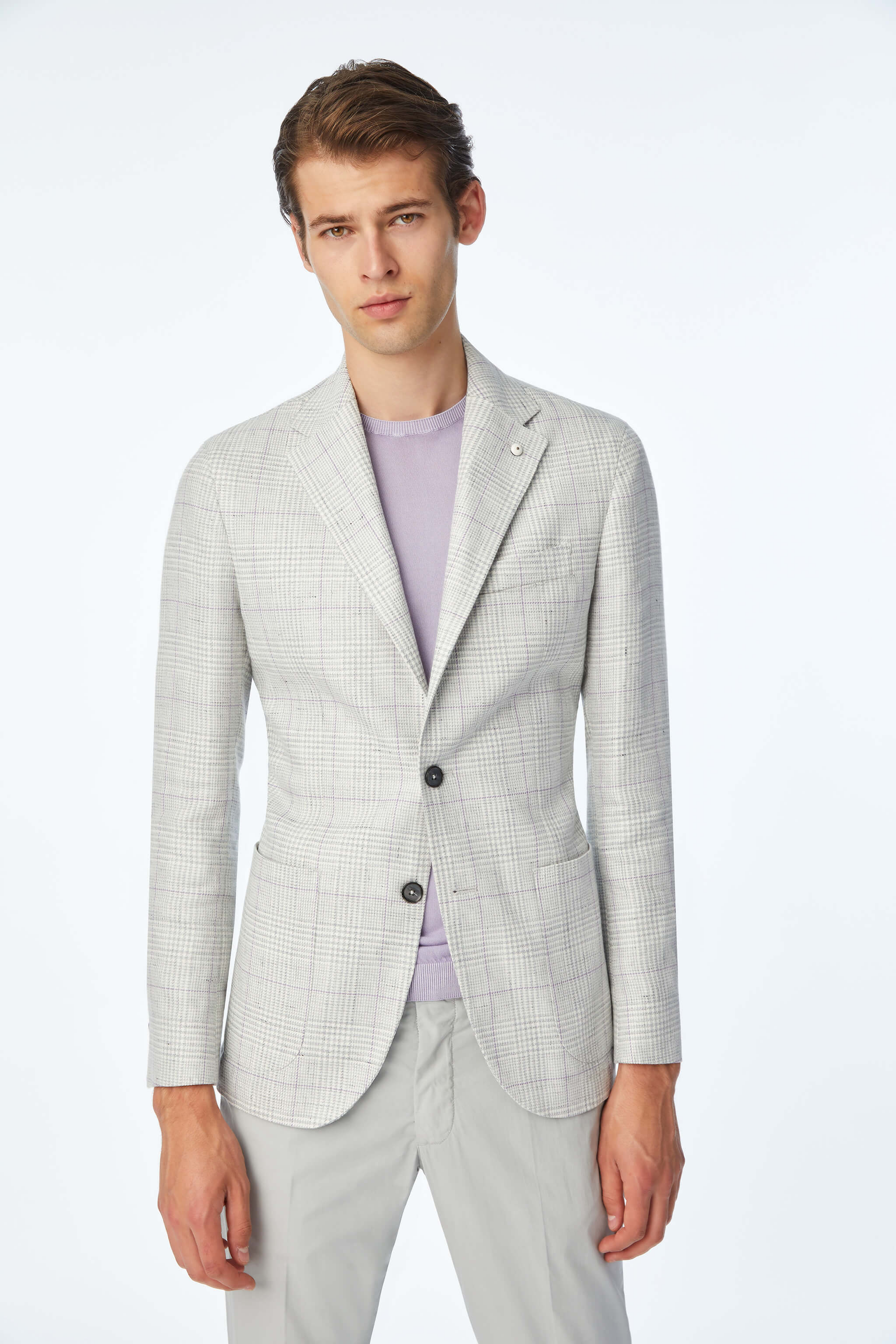 Garment-washed JACK jacket in Gray