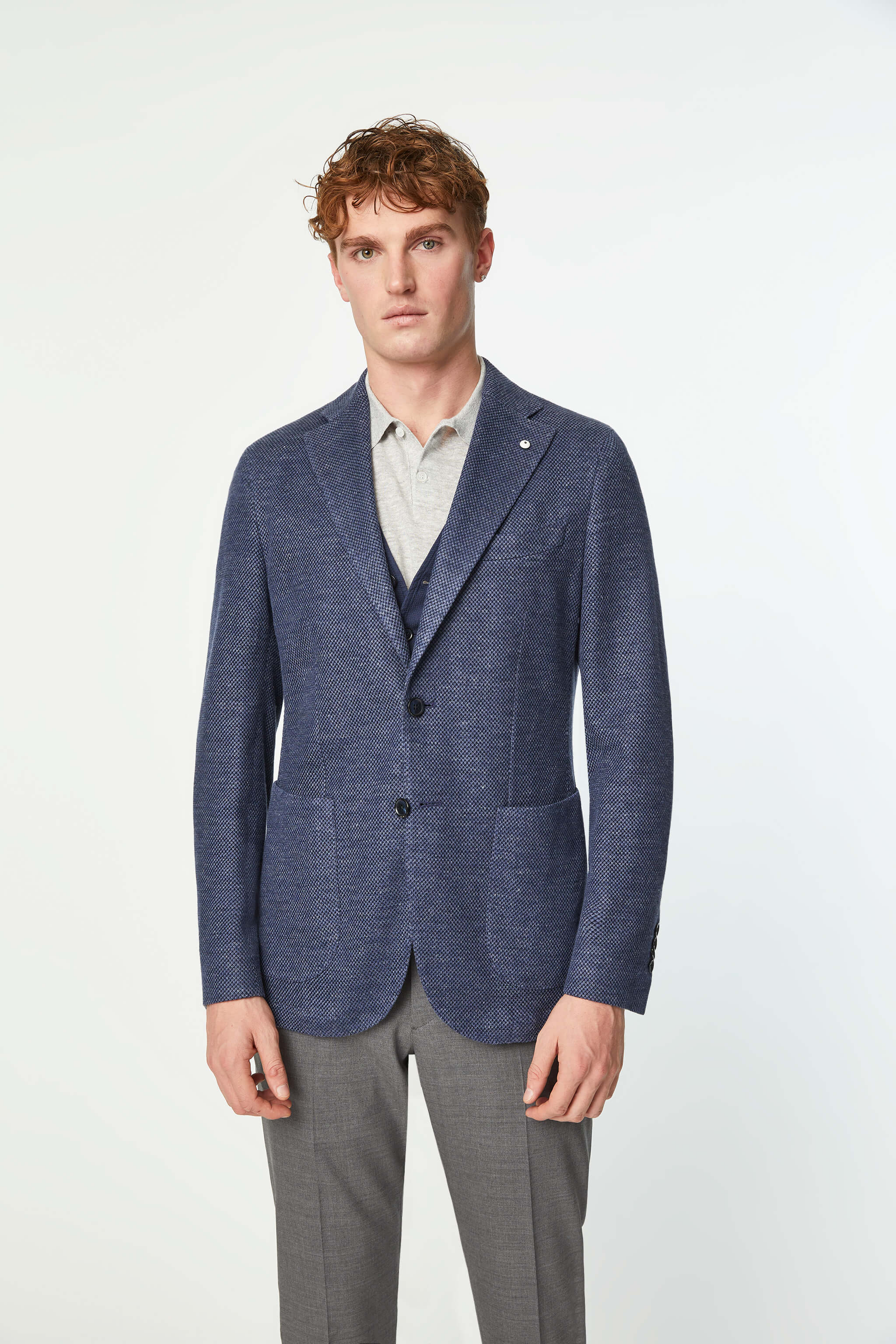 Jersey JACK jacket in Blue denim
