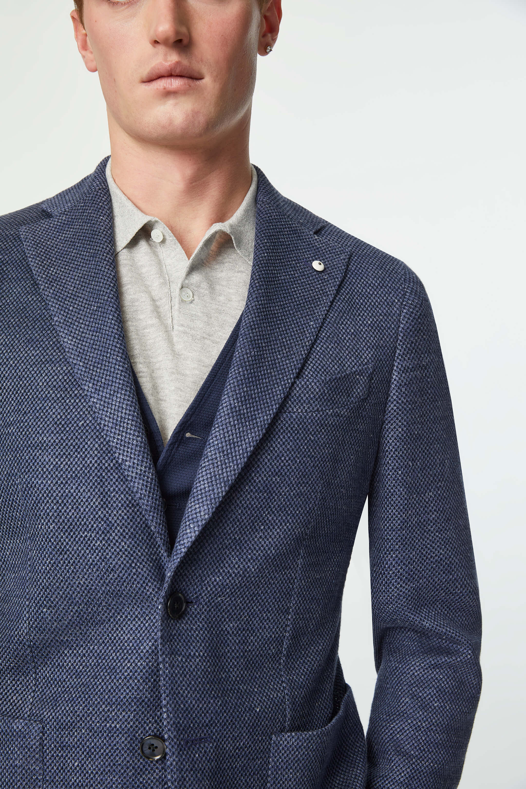 Jersey JACK jacket in Blue denim