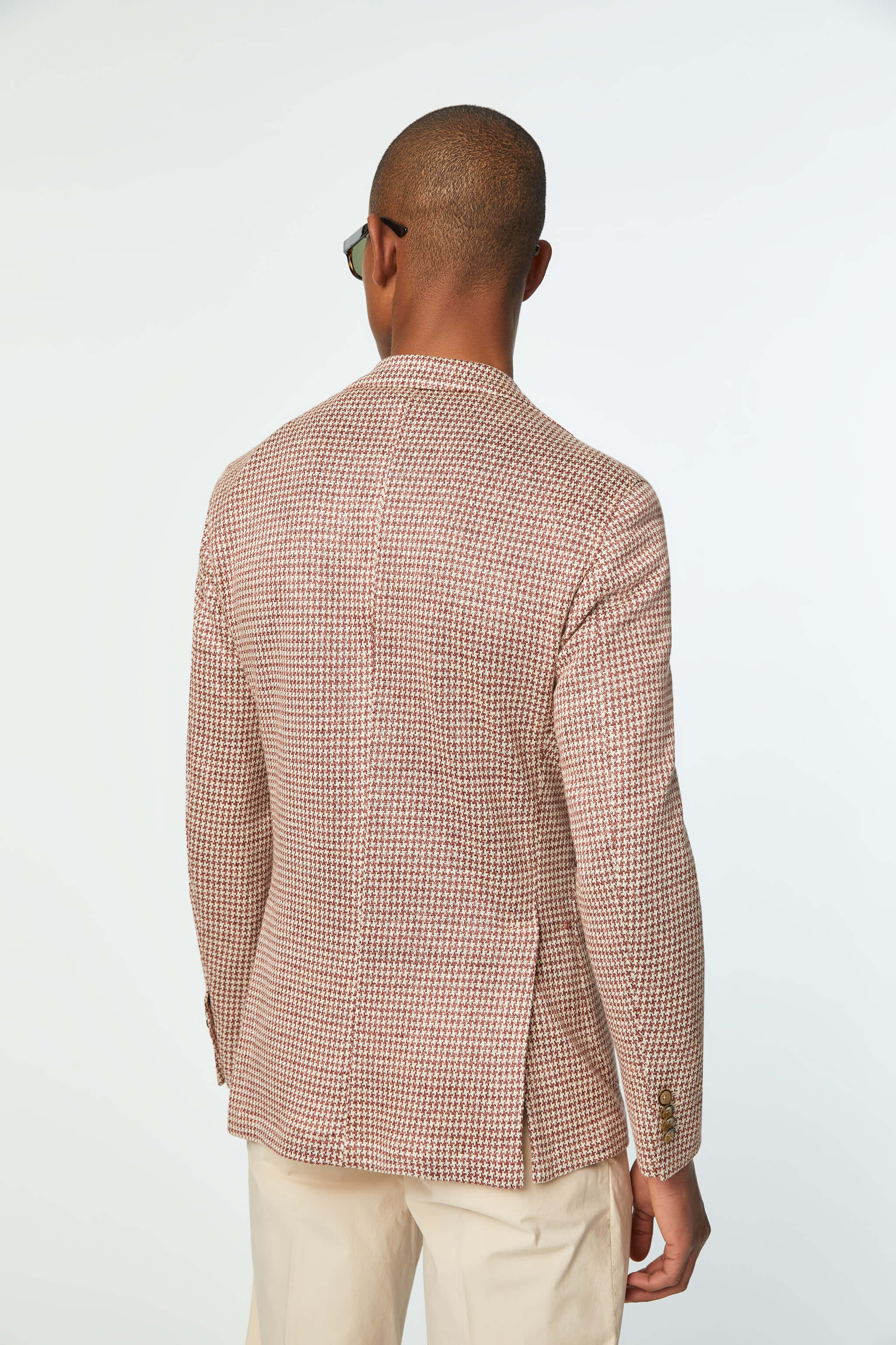 Houndstooth jersey JACK jacket