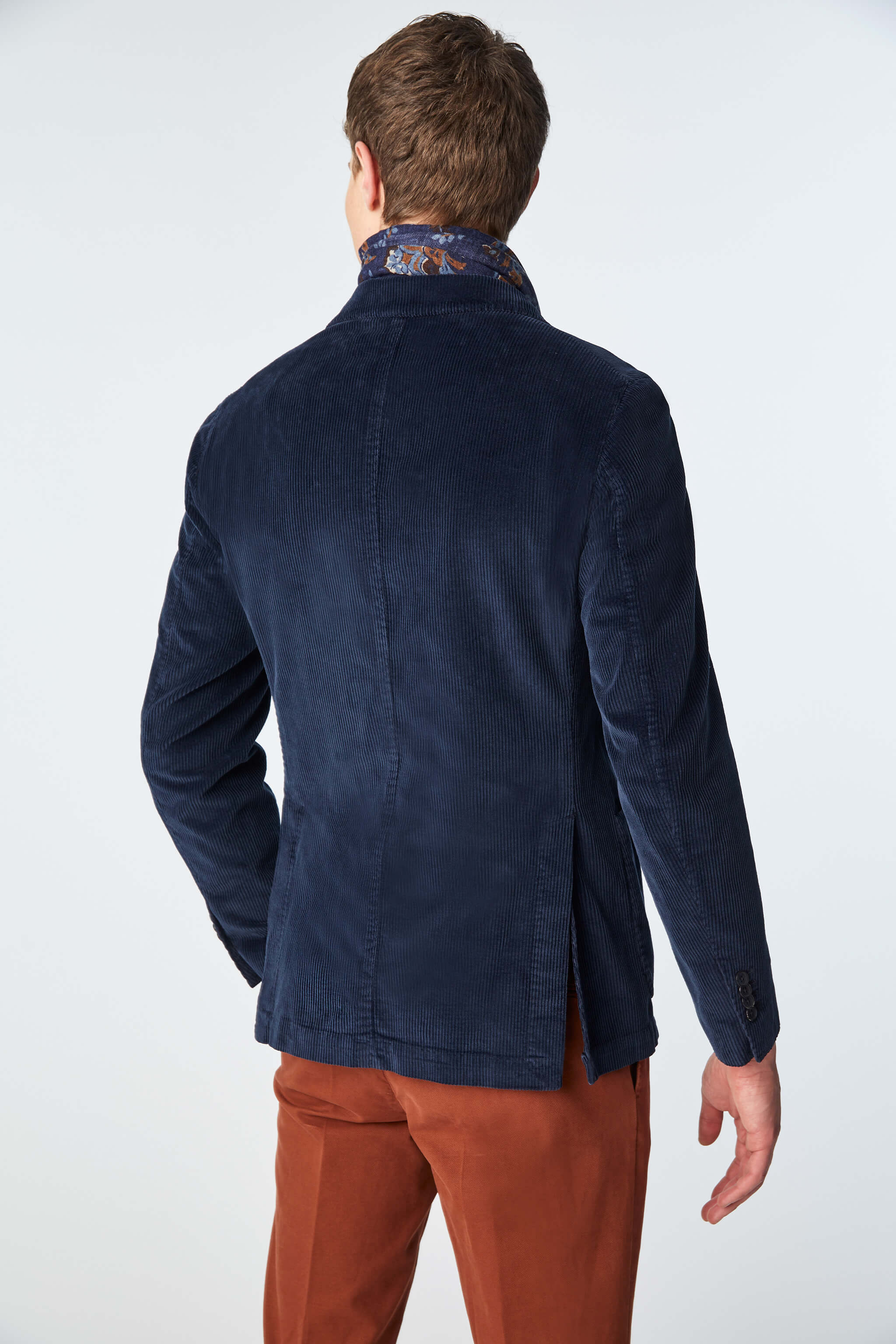Garment-dyed JACK jacket in blue