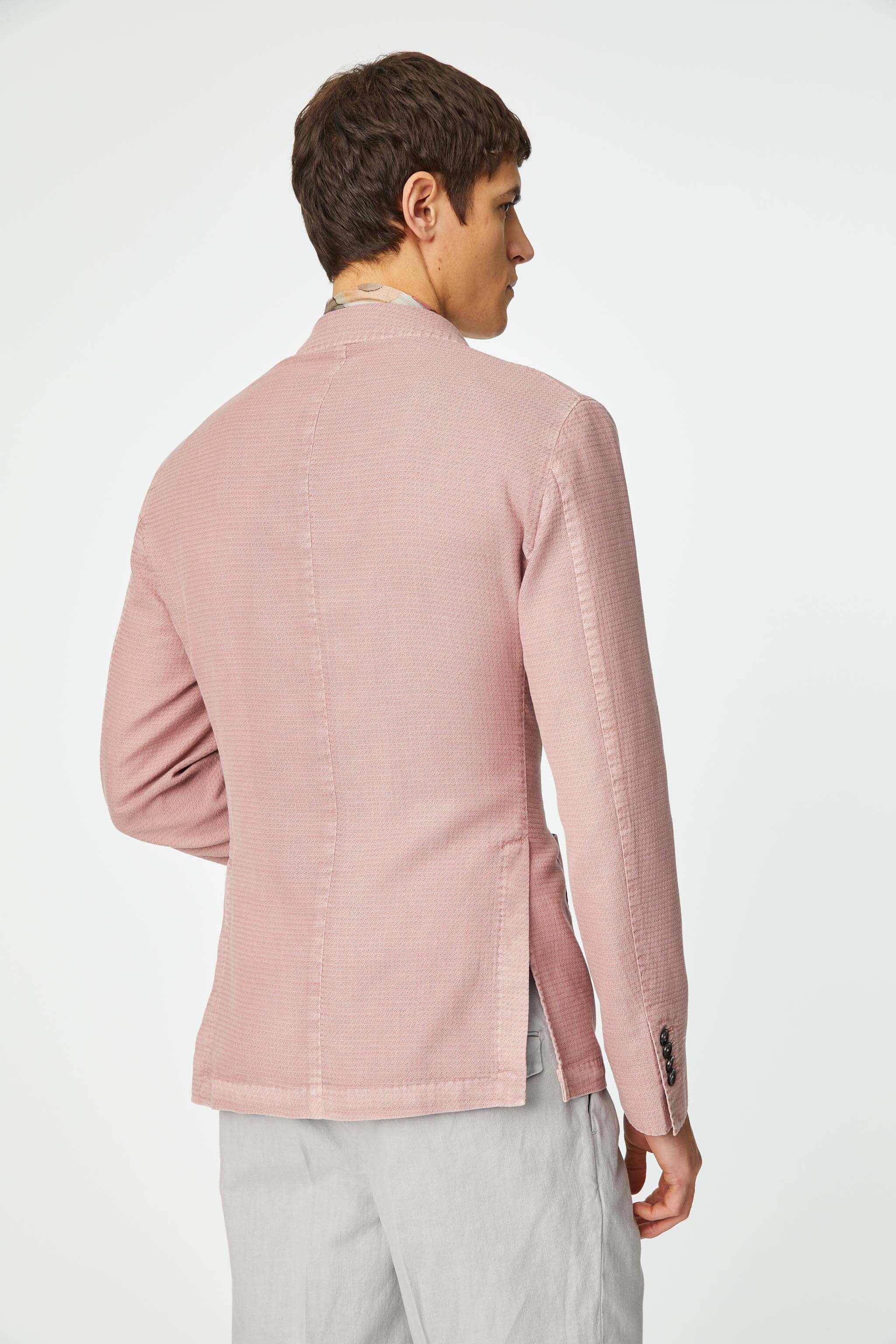 Garment-dyed JACK jacket in pink