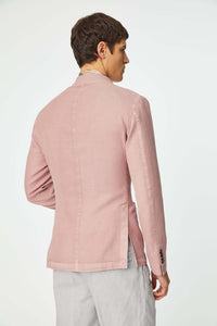 Garment-dyed jack jacket in pink pink