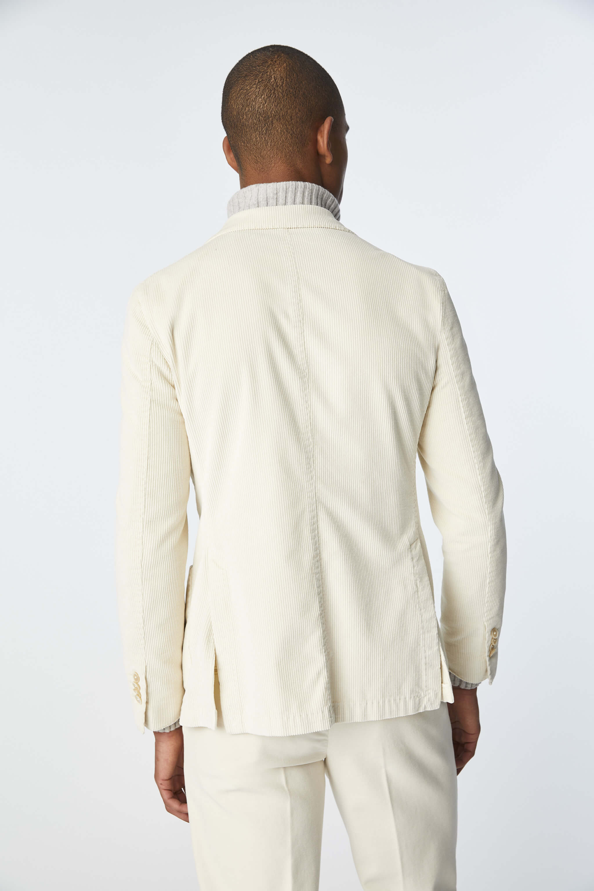 Garment-dyed STEVE jacket in ivory