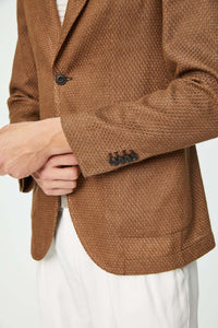 Punto jacket in hazelnut earth