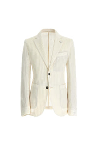 Punto jacket in ivory white