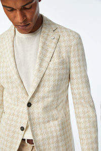 Giacca punto beige beige