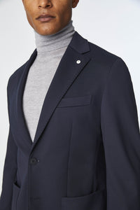 Travel jacket in blue blue