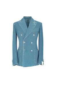 Steve jacket in denim bluette