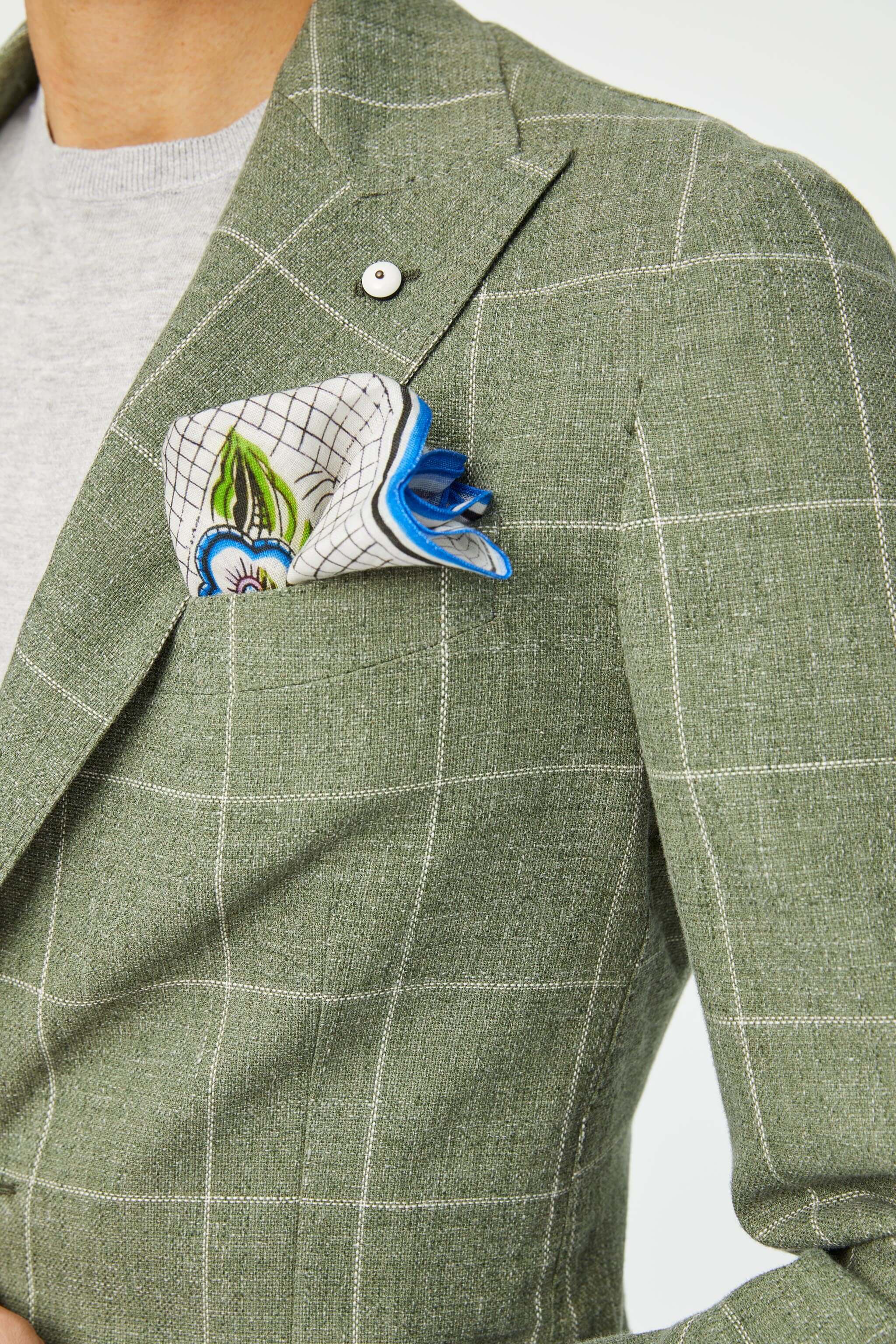 Garment washed STEVE jacket in green