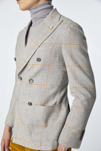 Double-breasted tom jacket in light gray light grey