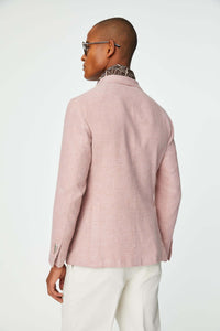 Garment washed tom jacket in pink pink
