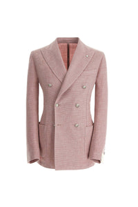 Garment washed tom jacket in pink pink