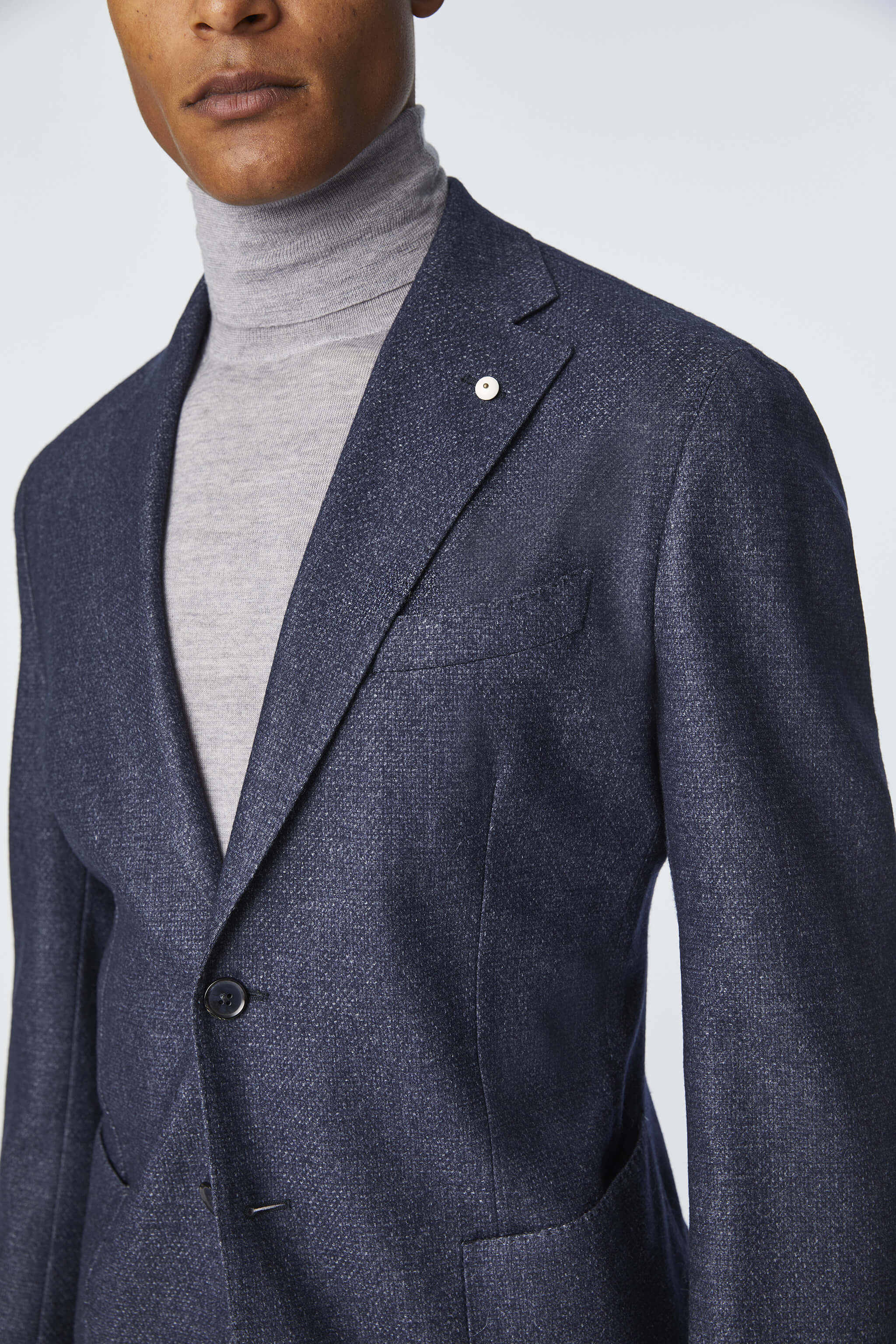 Garment-dyed JACK jacket in blue