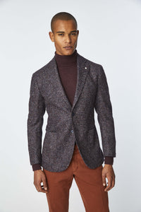 Jack jacket in brown purple