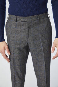 Drop 8 margarita suit in blue medium gray