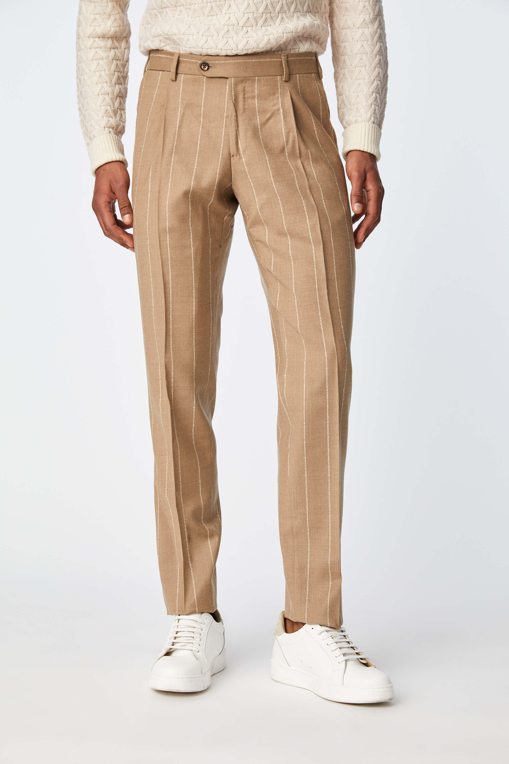 Garment-dyed Tom suit in beige