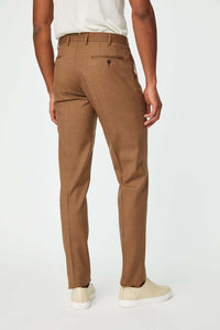 Garment-dyed tom suit in hazelnut earth