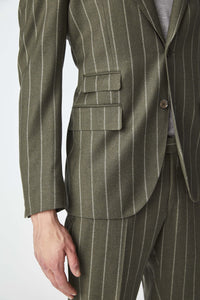 Paul suit in green dark green
