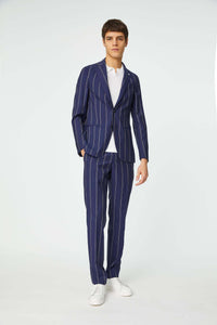 Blue louis suit blue