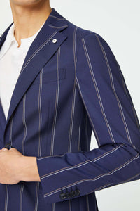 Blue louis suit blue