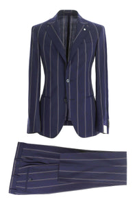 Blue louis suit blue