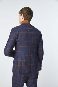 Louis slim fit suit in blue blue