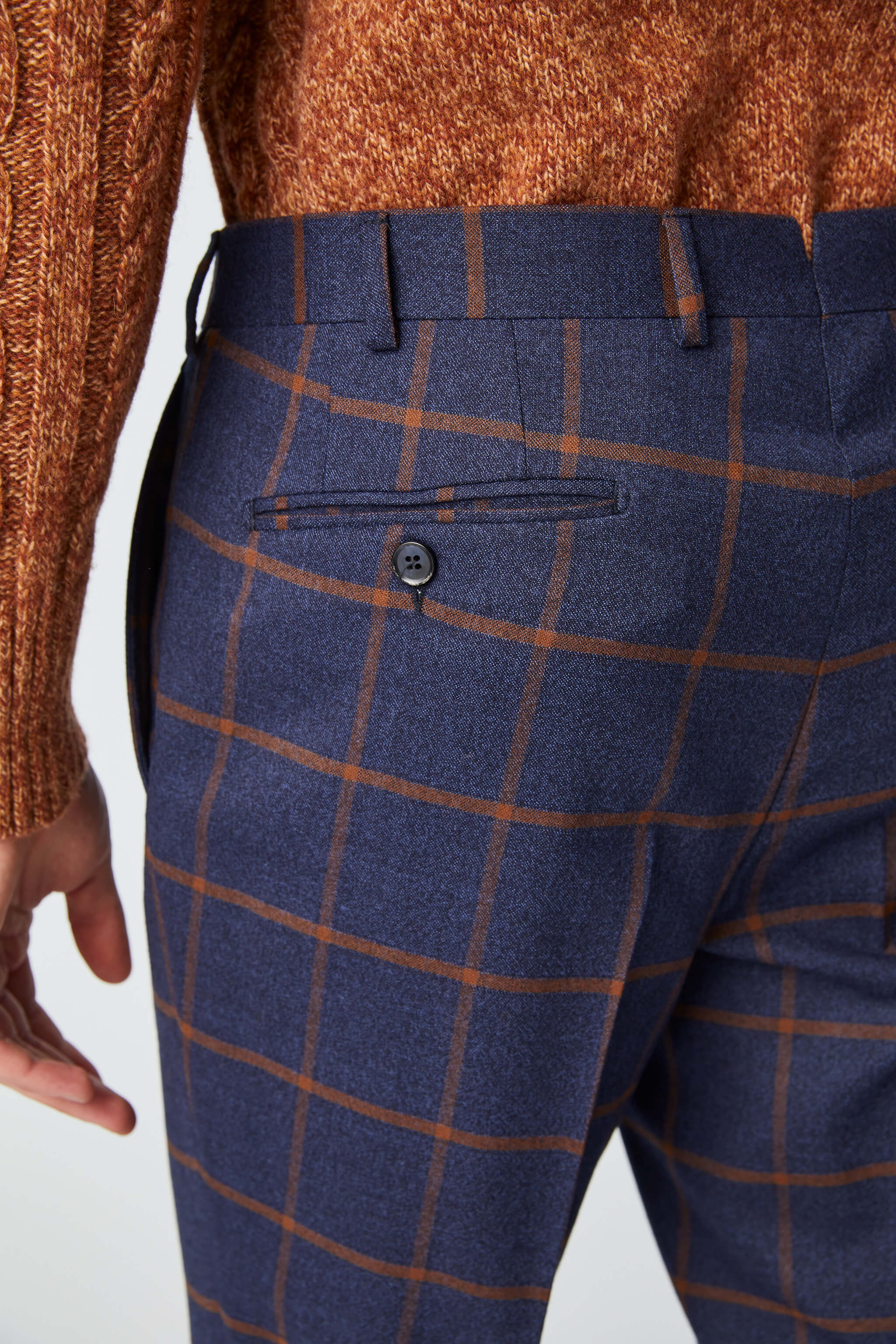 LOUIS slim fit suit in blue