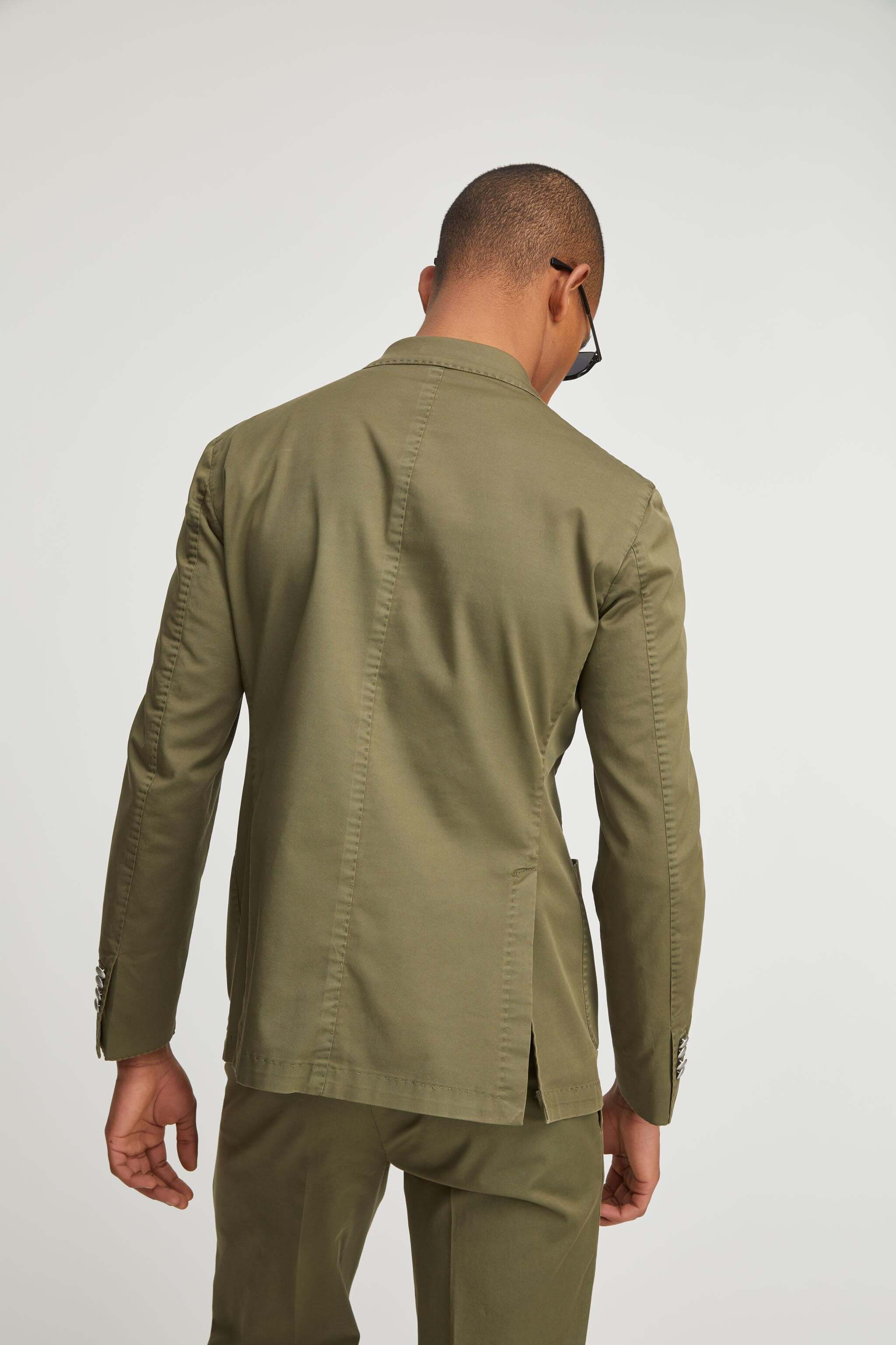 TOM suit garment-dyed