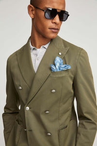 Tom suit garment-dyed dark green