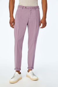Garment-dyed jack suit in lilac purple