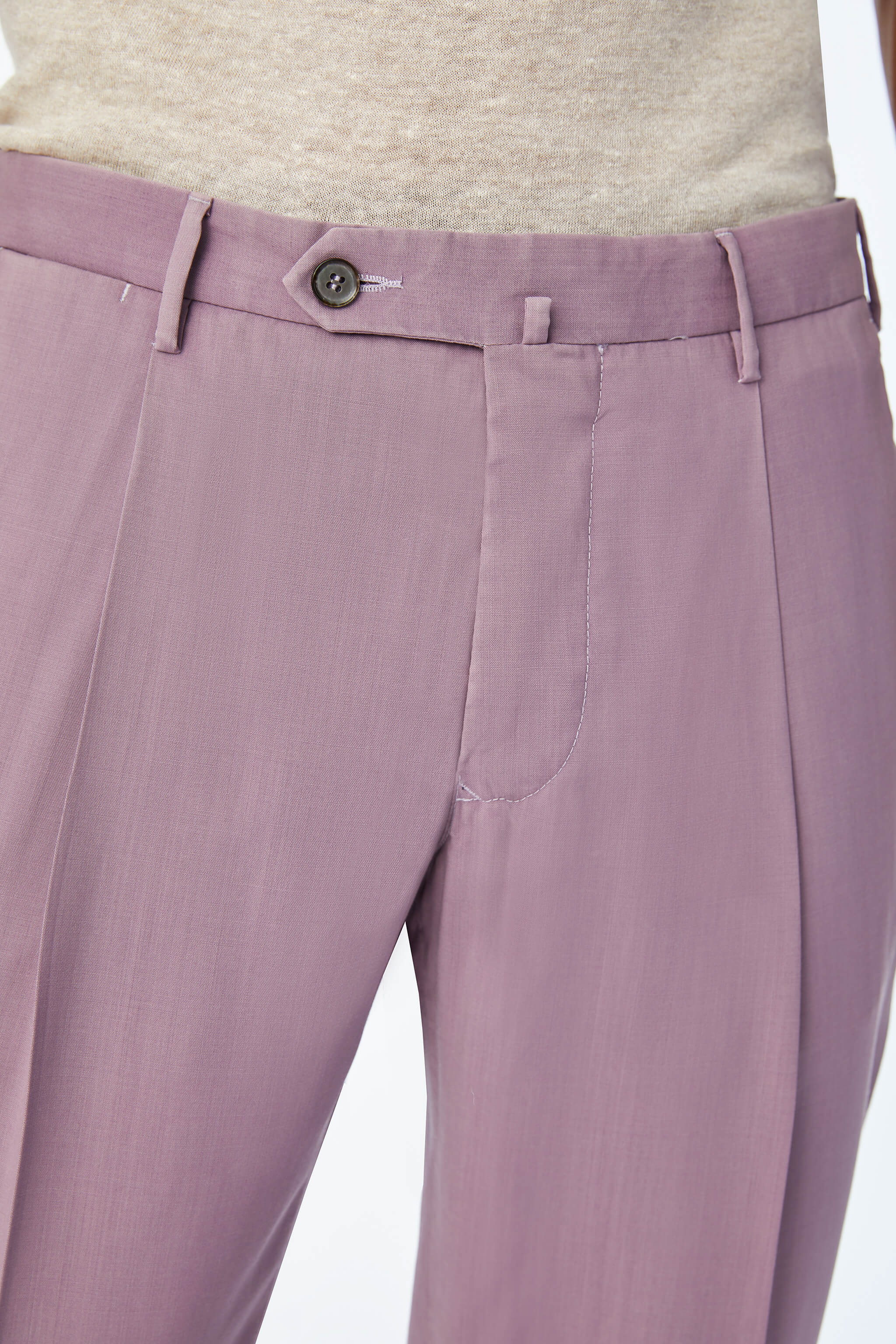 Garment-dyed JACK suit in lilac