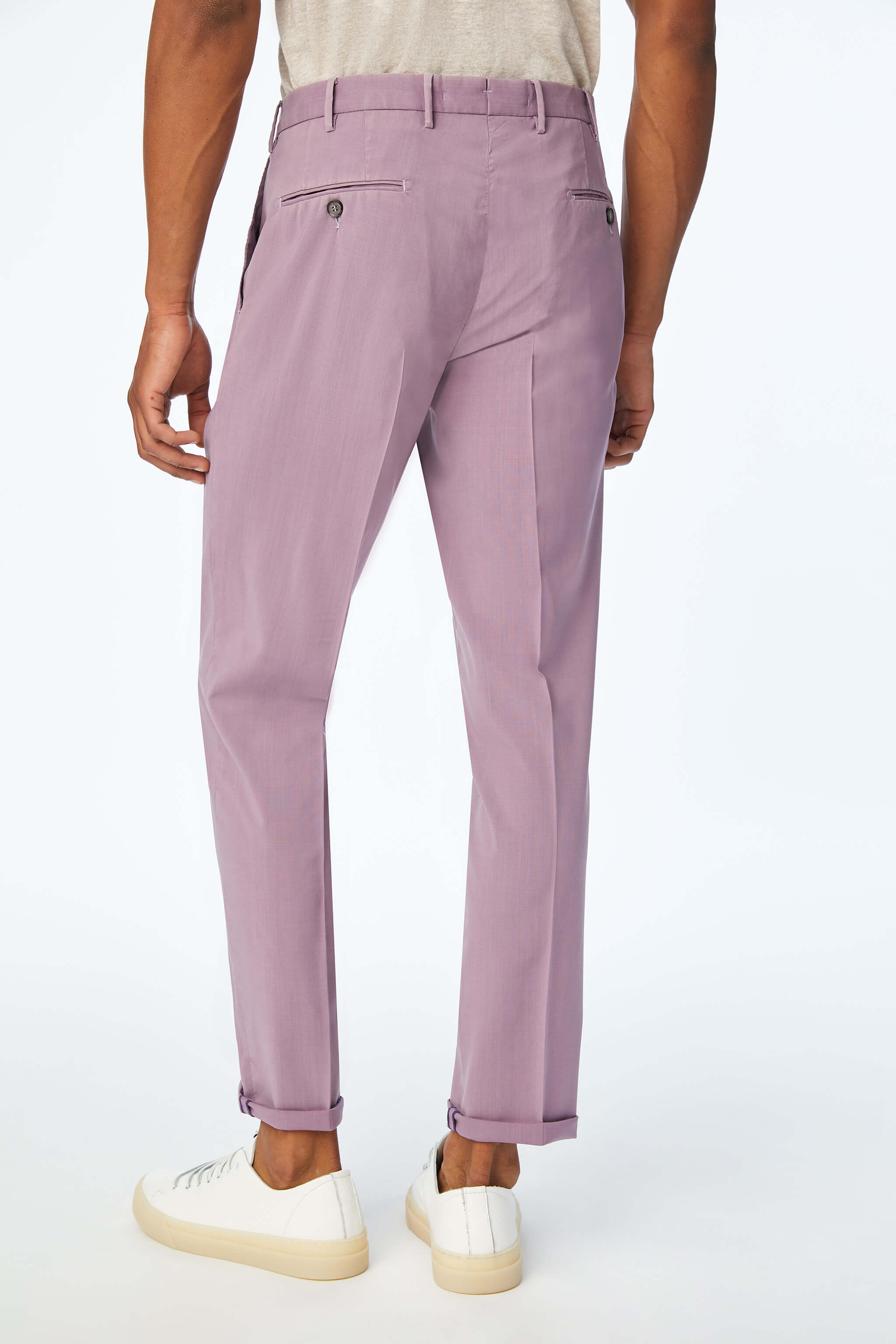Garment-dyed JACK suit in lilac