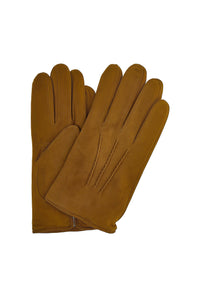 Real leather gloves earth
