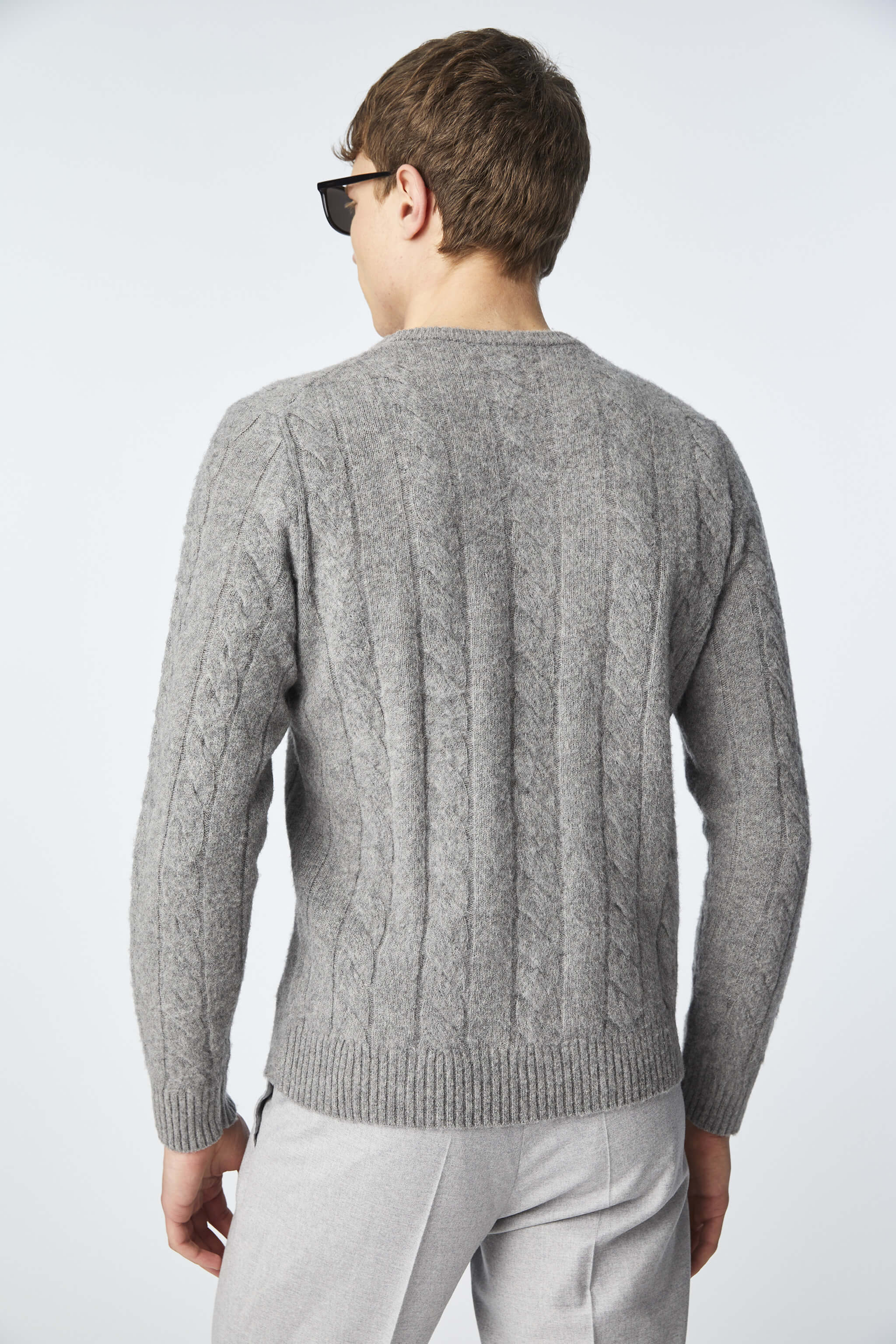 Gray crewneck