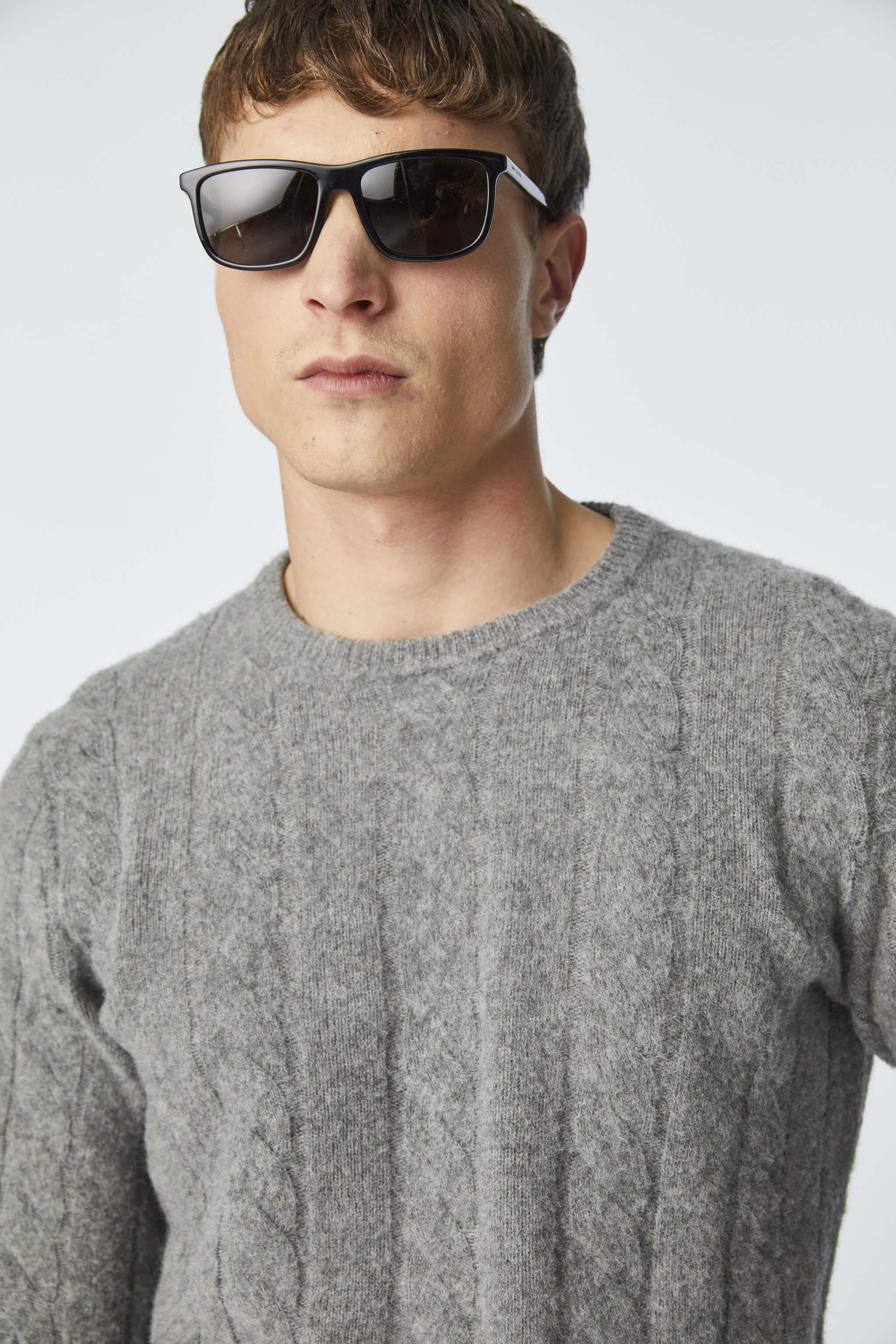 Gray crewneck