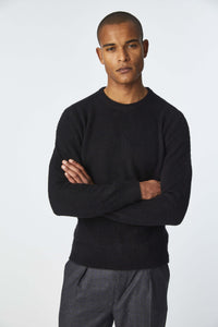 Light crewneck in black black