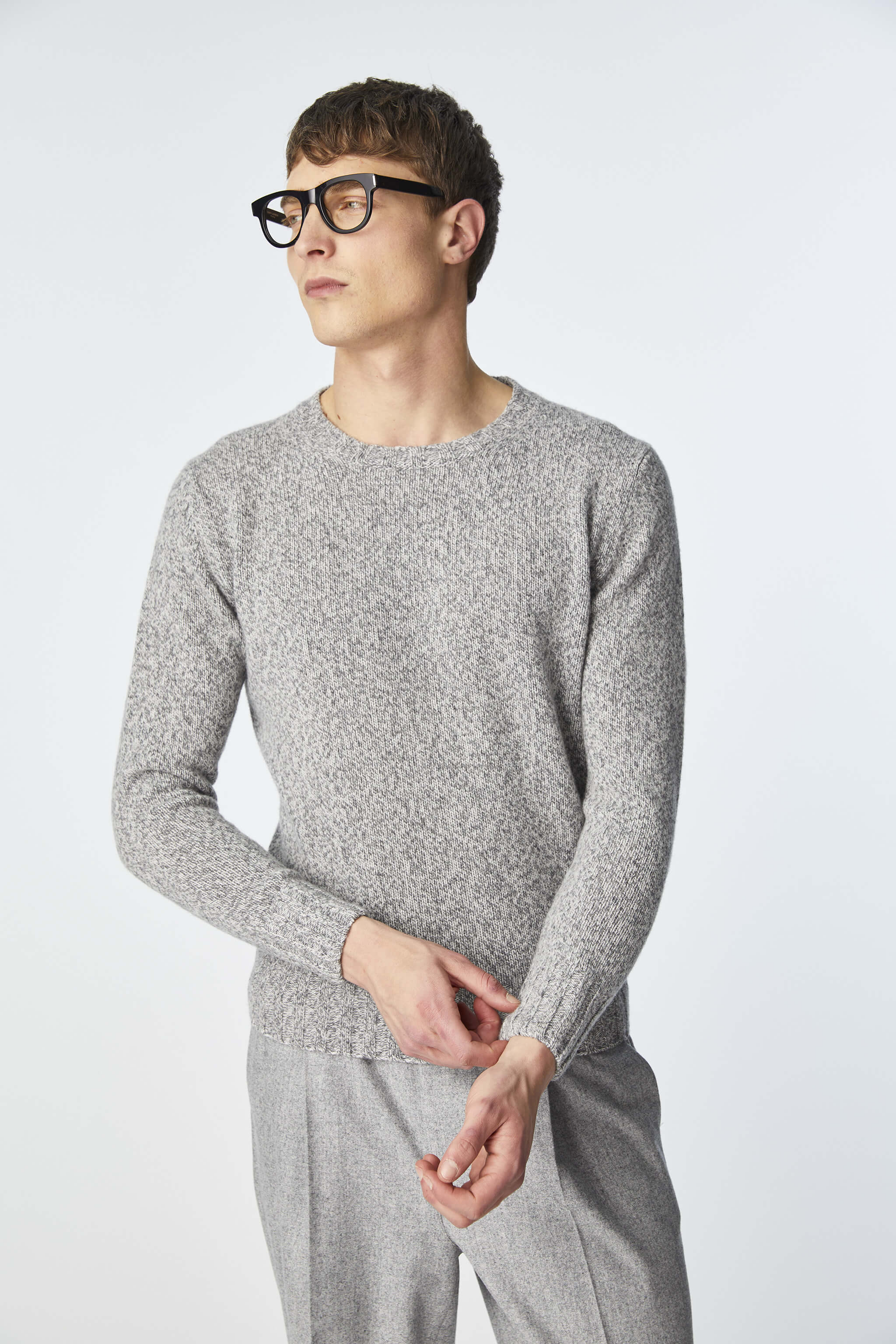 Gray crewneck