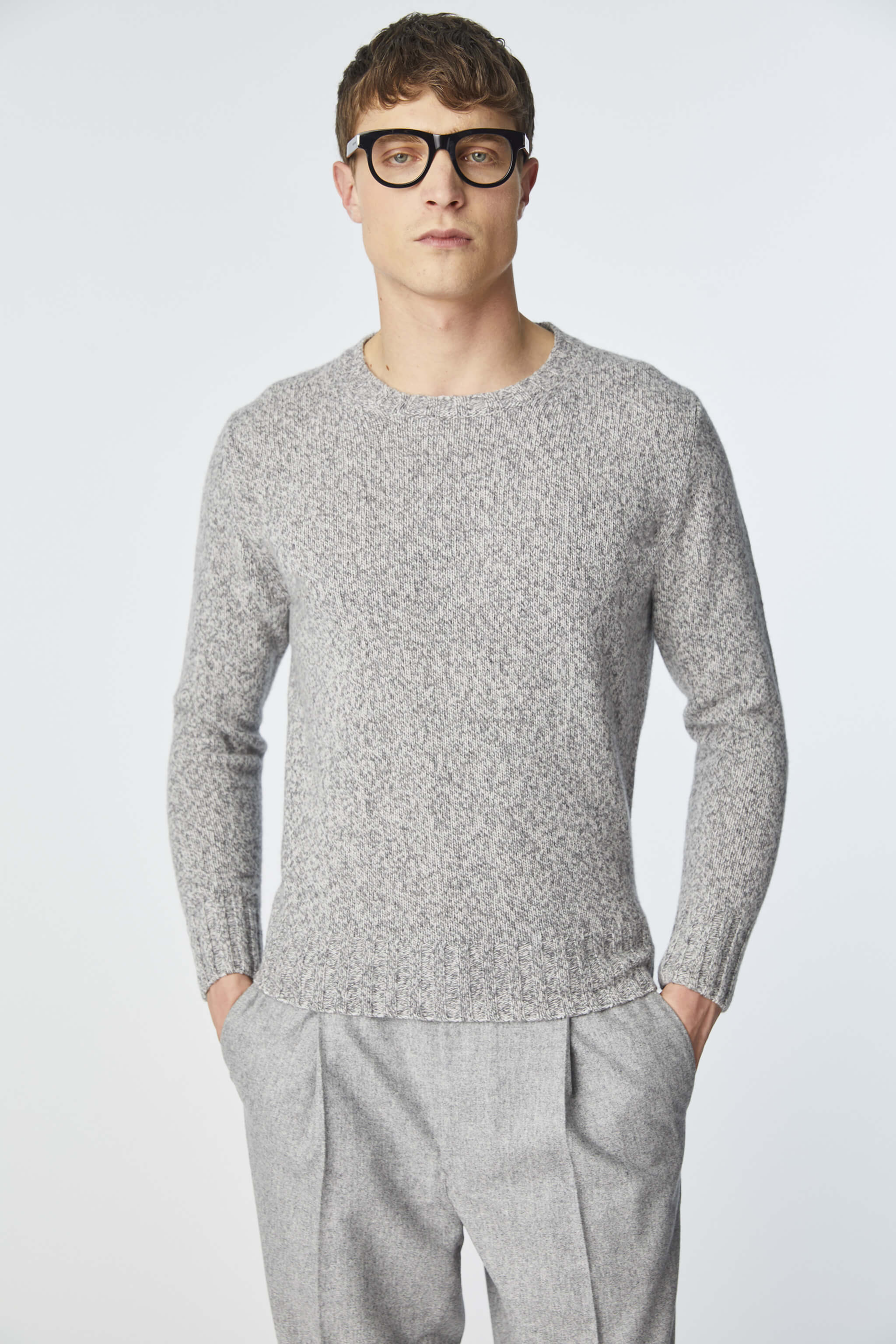 Gray crewneck
