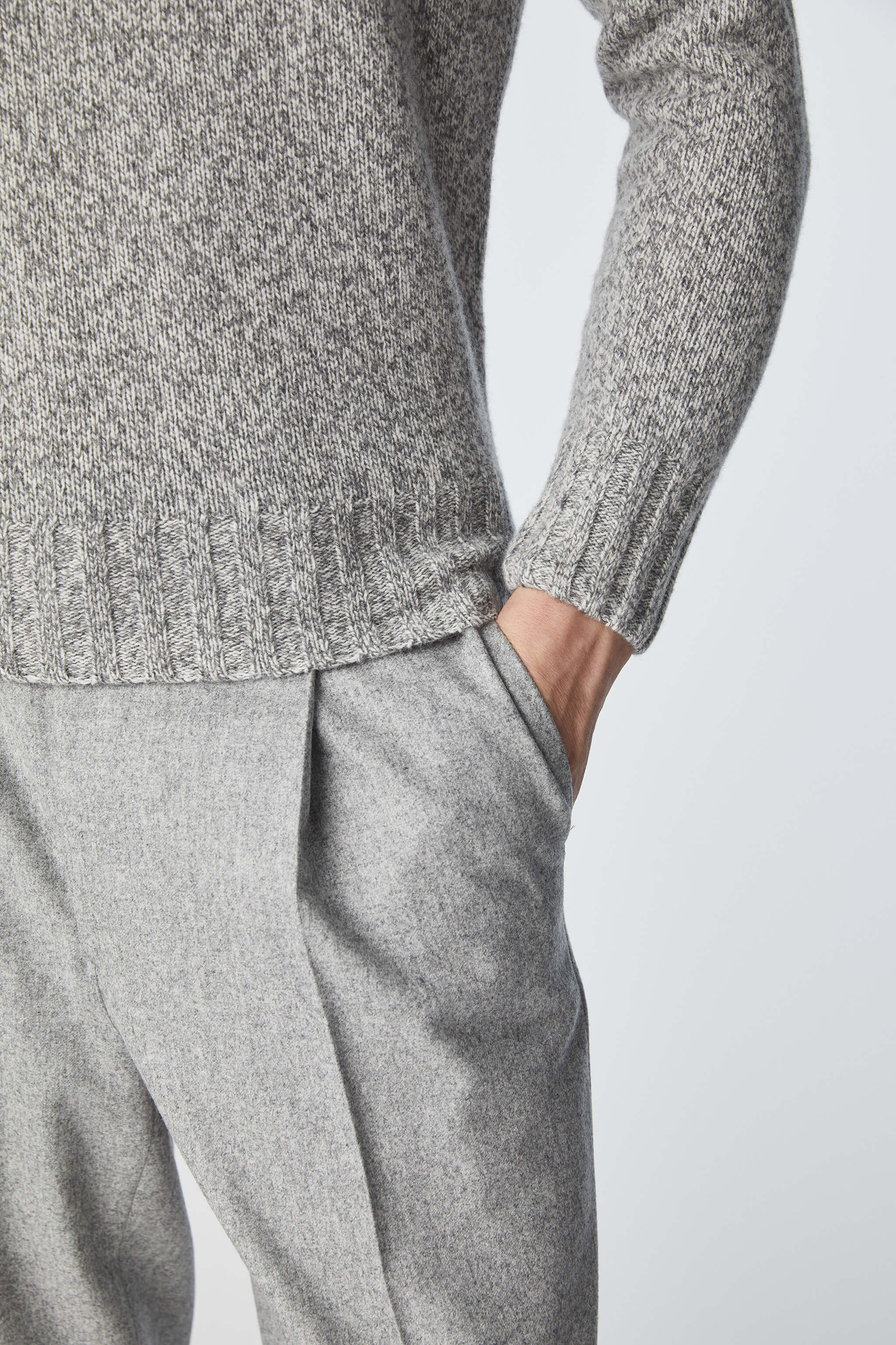 Gray crewneck