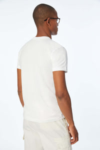 White t-shirt with logo white