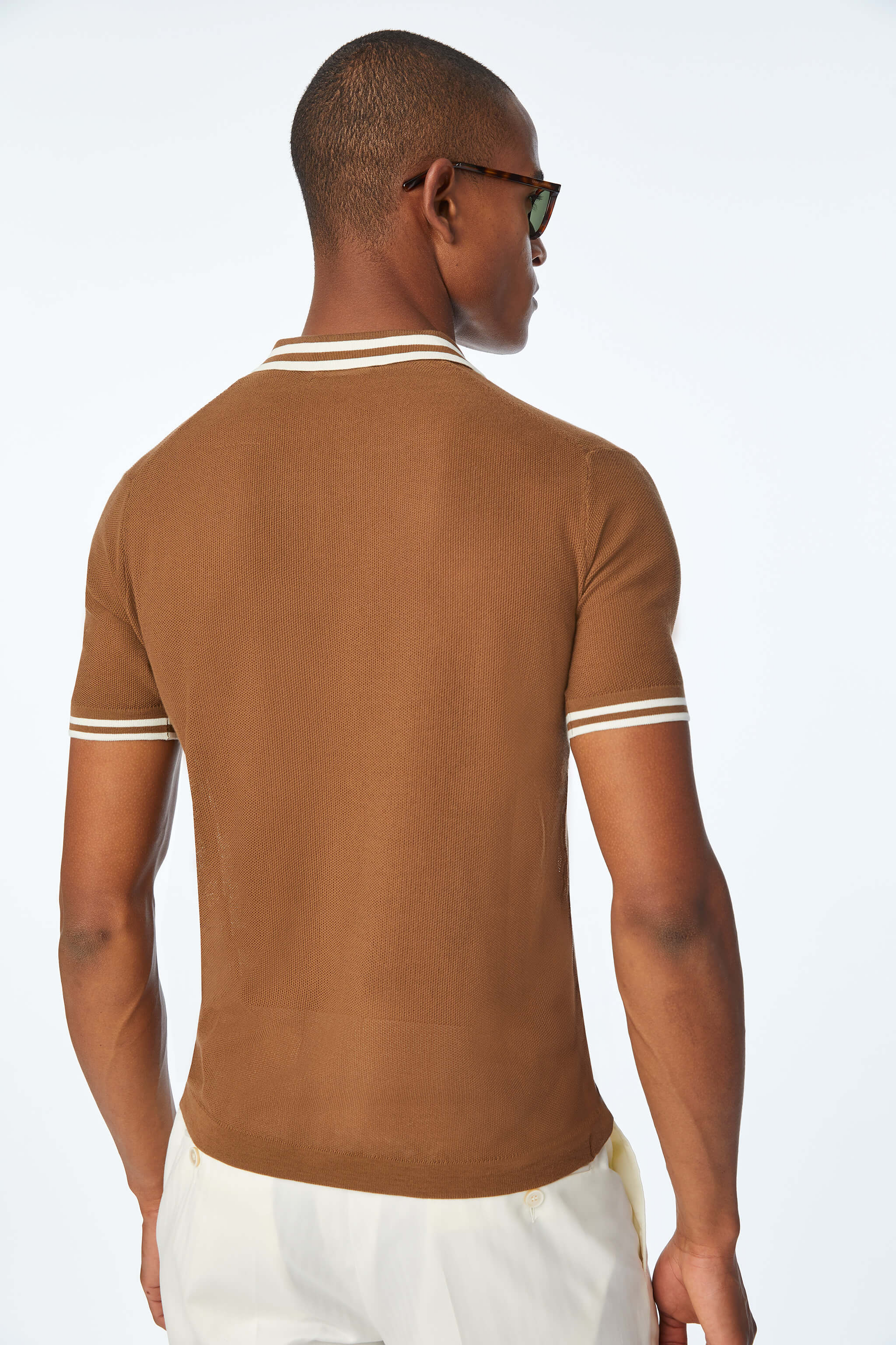 Polo shirt in Brown