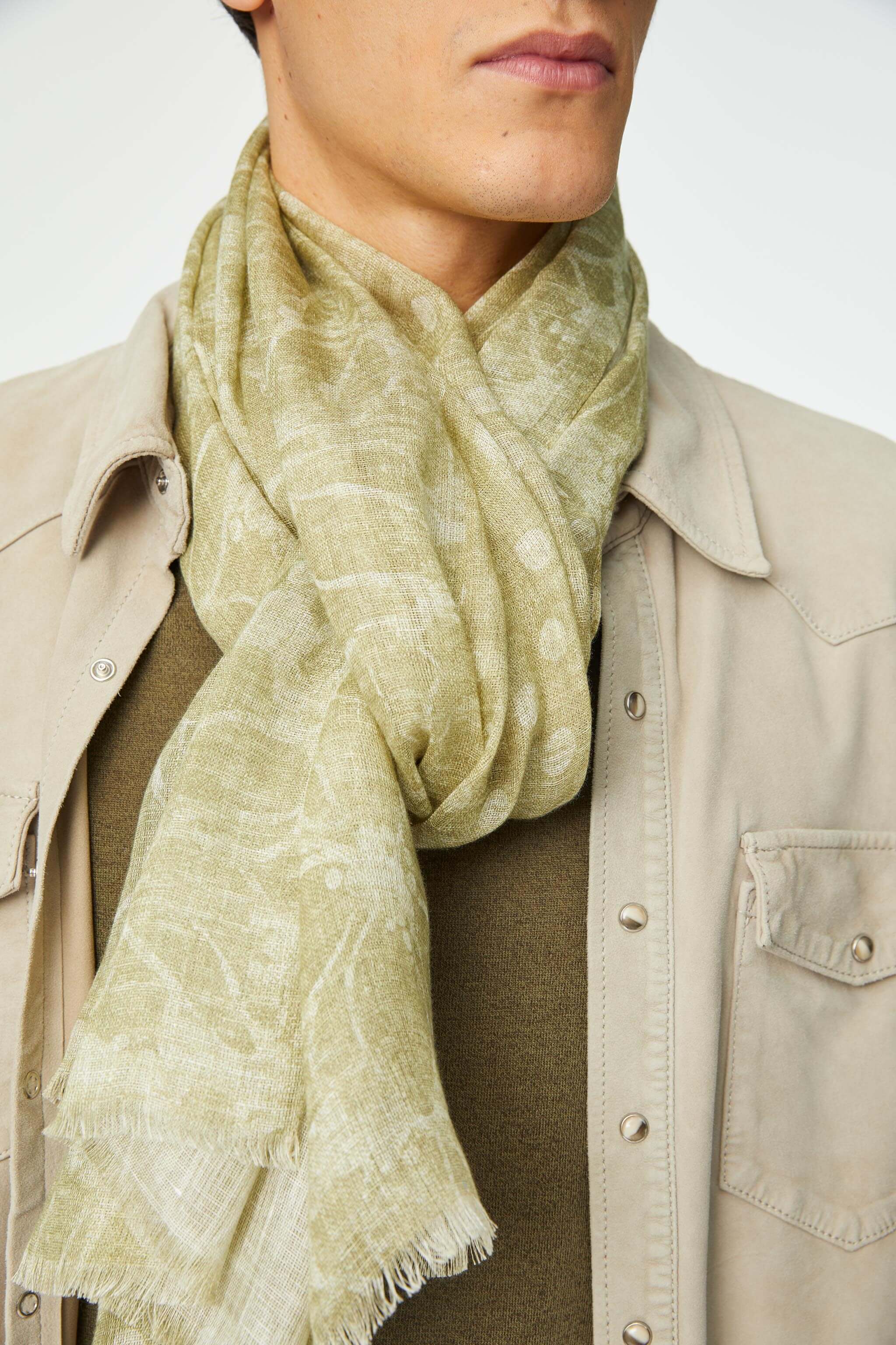 Ambre' linen scarf 