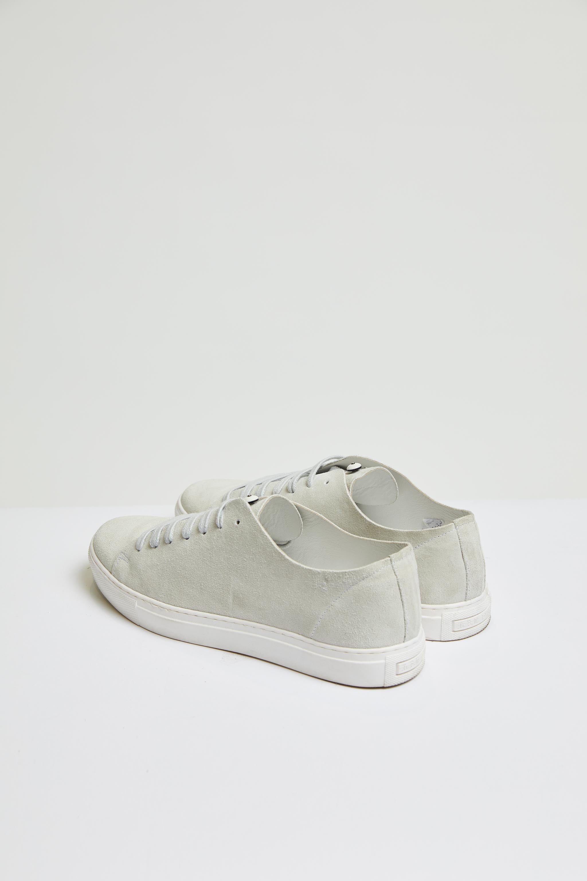 Gray suede sneakers