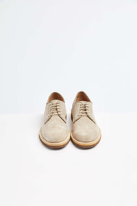 Derby in pelle beige beige