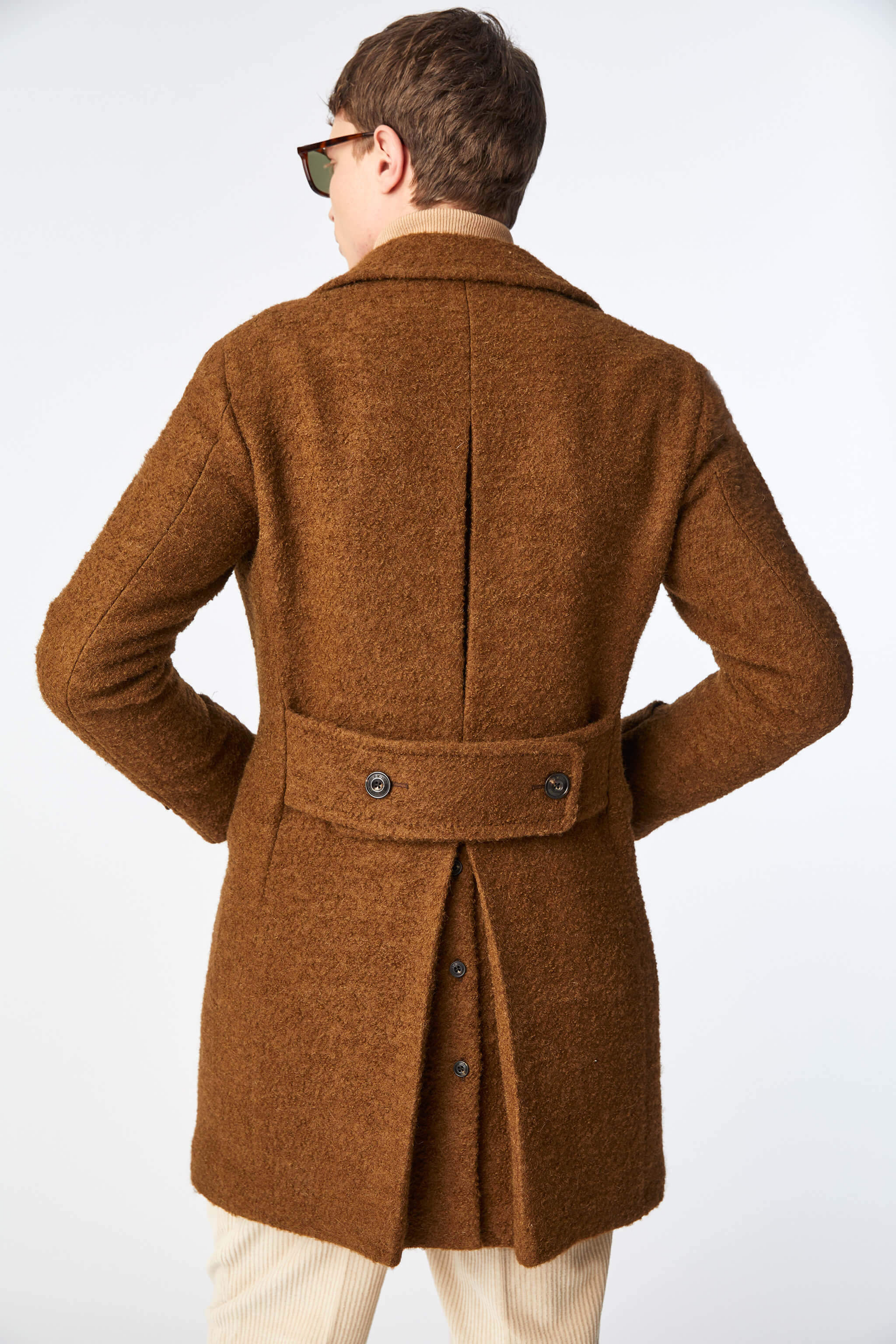 ORSETTO coat in brown