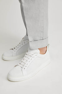Miles pants garment dyed light grey